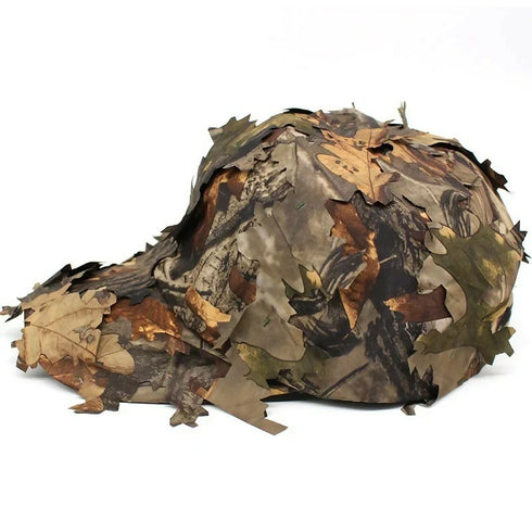 Camping Hunting Camouflage Leaf Cap